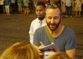 Actor Chris ODowd Signs Autographs